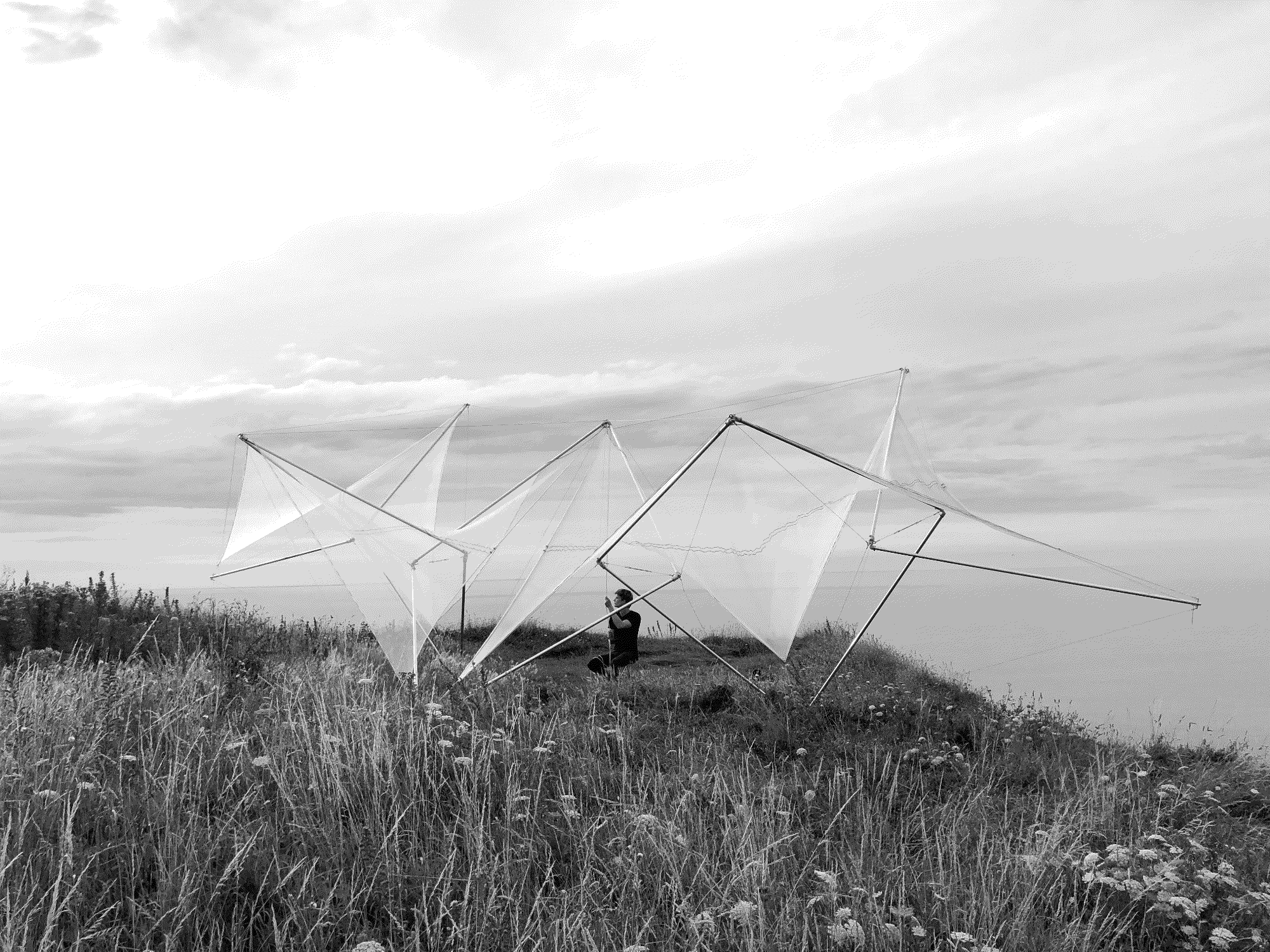 Ludovic_Regnault_Chrysalide_2, 2023, Aluminium & Stainless Steel